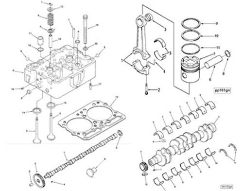 CUMMINS-nta855-Drawing